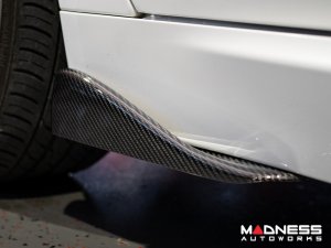 Alfa Romeo Giulia Side Skirt Flaps - Carbon Fiber - Stile Italia Alfa Romeo Giulia Side Skirt Flaps - Carbon Fiber - Stile Italia